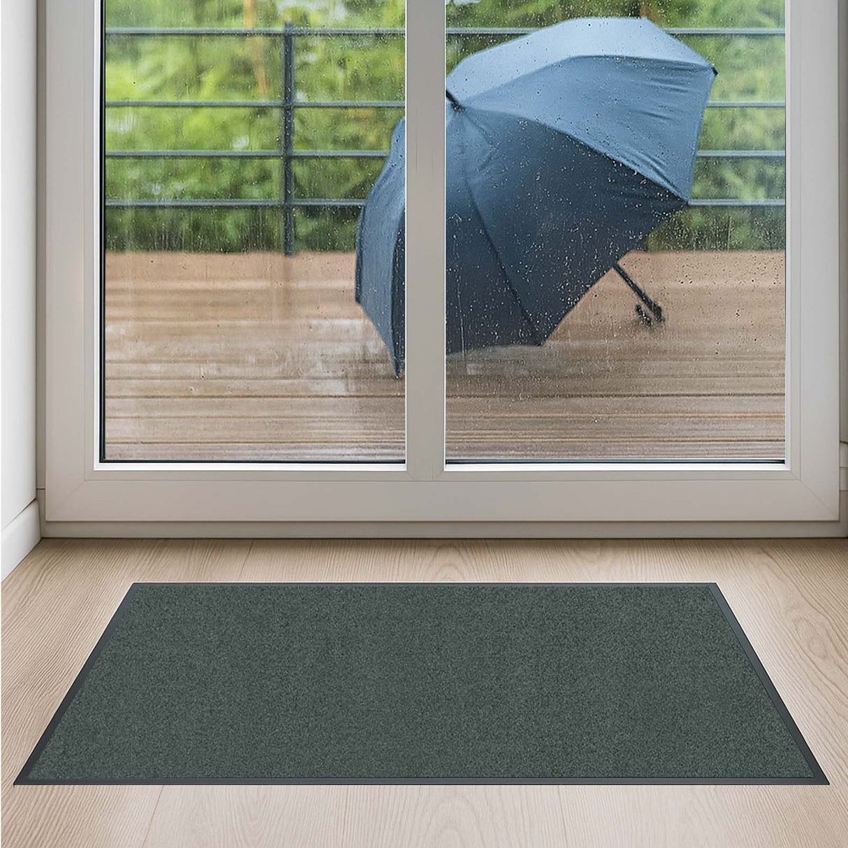 Premium Schmutzfangmatte PUBLIC - mit Brandschutzklasse - Maßanfertigung in 100 Farben Länge: 85cm x Breite: 95cm [ID:1786636916795]