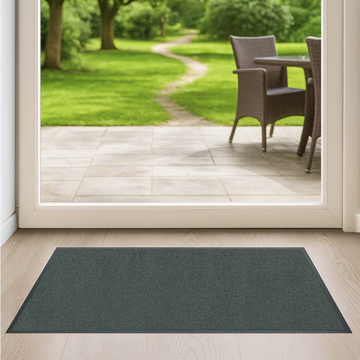 Schmutzfangmatte Premium - hochwertig & farbbrillant - Maßanfertigung in 100 Farben Länge: 170cm x Breite: 110cm [ID:1785535867541]