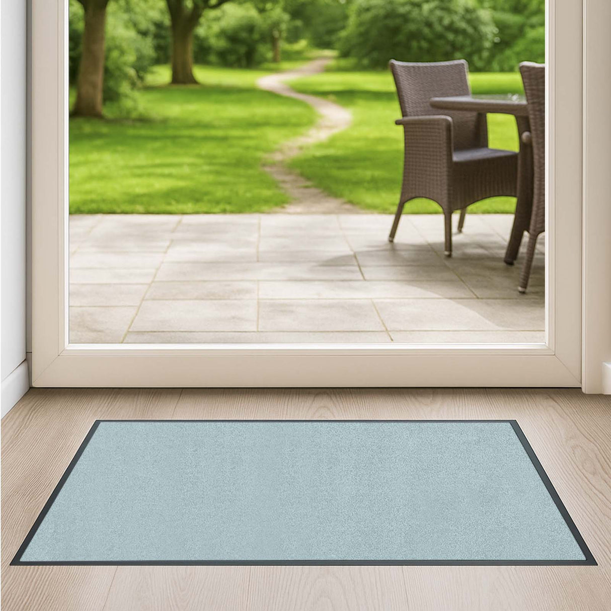Schmutzfangmatte Premium - hochwertig & farbbrillant - Maßanfertigung in 100 Farben Länge: 80cm x Breite: 80cm [ID:1785762054783]