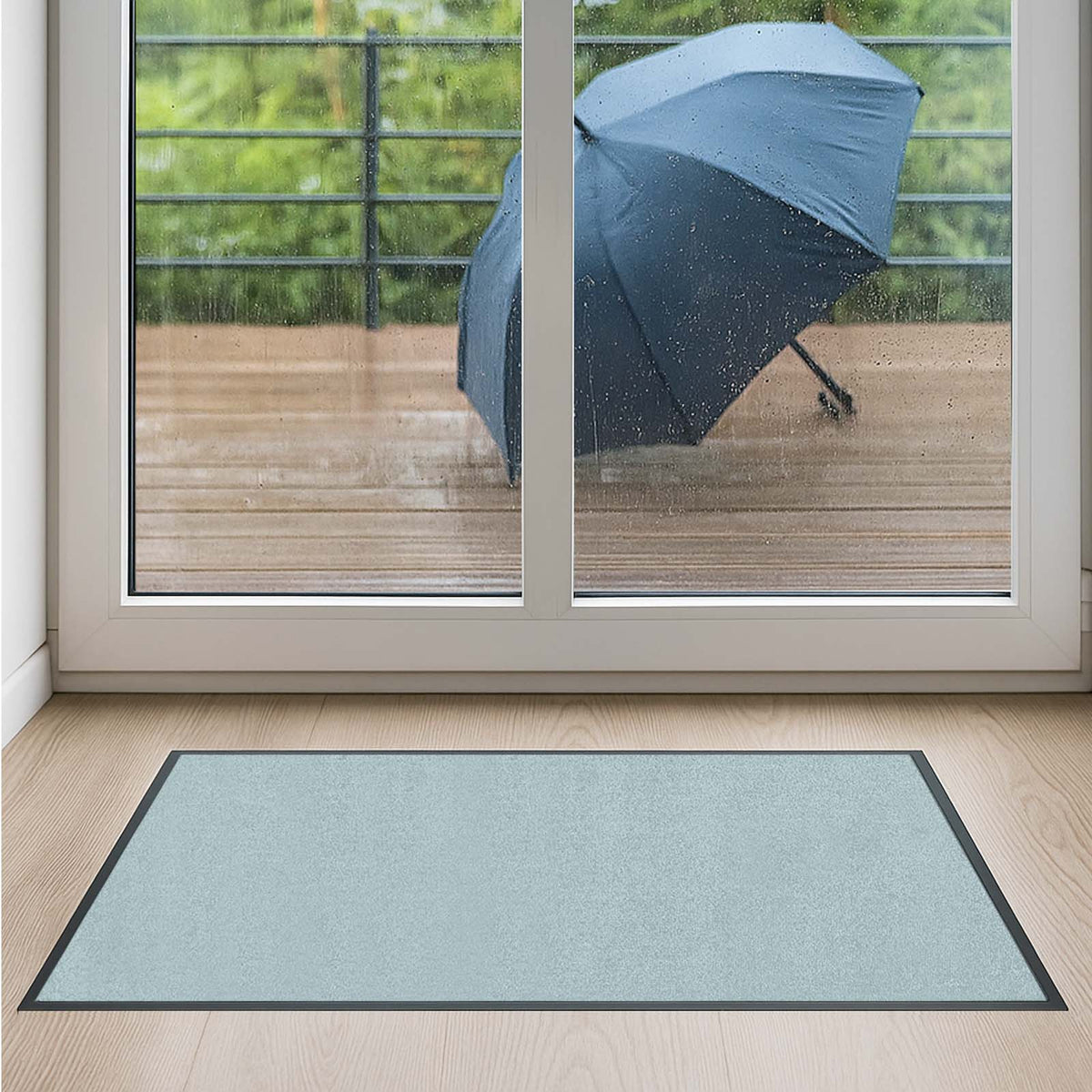 Premium Schmutzfangmatte PUBLIC - mit Brandschutzklasse - Maßanfertigung in 100 Farben Länge: 100cm x Breite: 100cm [ID:1788637806678]