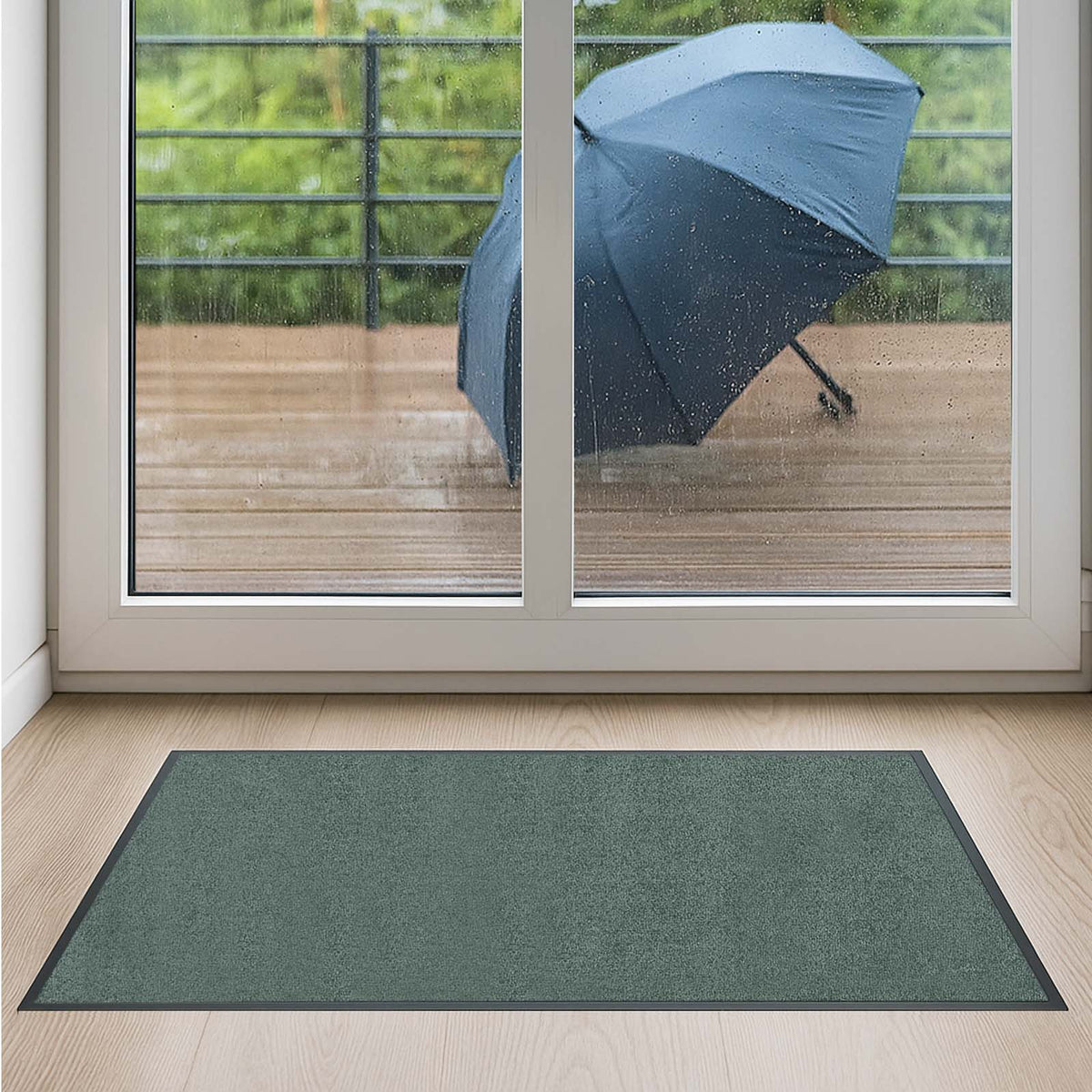 Premium Schmutzfangmatte PUBLIC - mit Brandschutzklasse - Maßanfertigung in 100 Farben Länge: 160cm x Breite: 140cm [ID:1789378169657]
