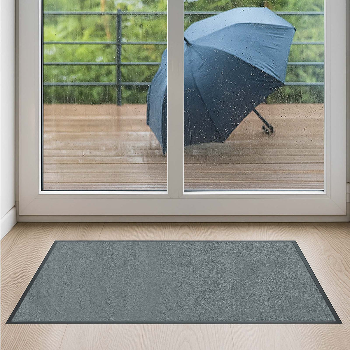 Premium Schmutzfangmatte PUBLIC - mit Brandschutzklasse - Maßanfertigung in 100 Farben Länge: 200cm x Breite: 140cm [ID:1789432604893]