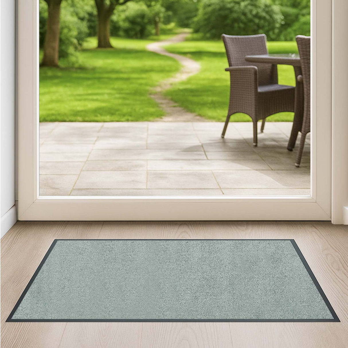 Schmutzfangmatte Premium - hochwertig & farbbrillant - Maßanfertigung in 100 Farben Länge: 160cm x Breite: 40cm [ID:1785779829964]