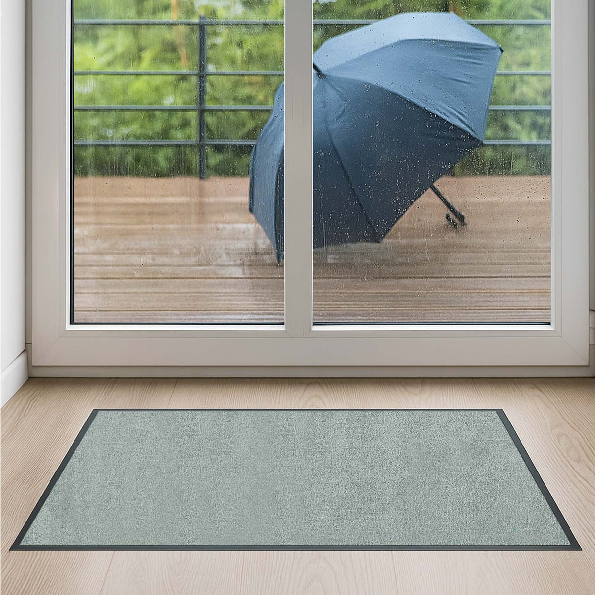 Premium Schmutzfangmatte PUBLIC - mit Brandschutzklasse - Maßanfertigung in 100 Farben Länge: 100cm x Breite: 150cm [ID:1785671624310]