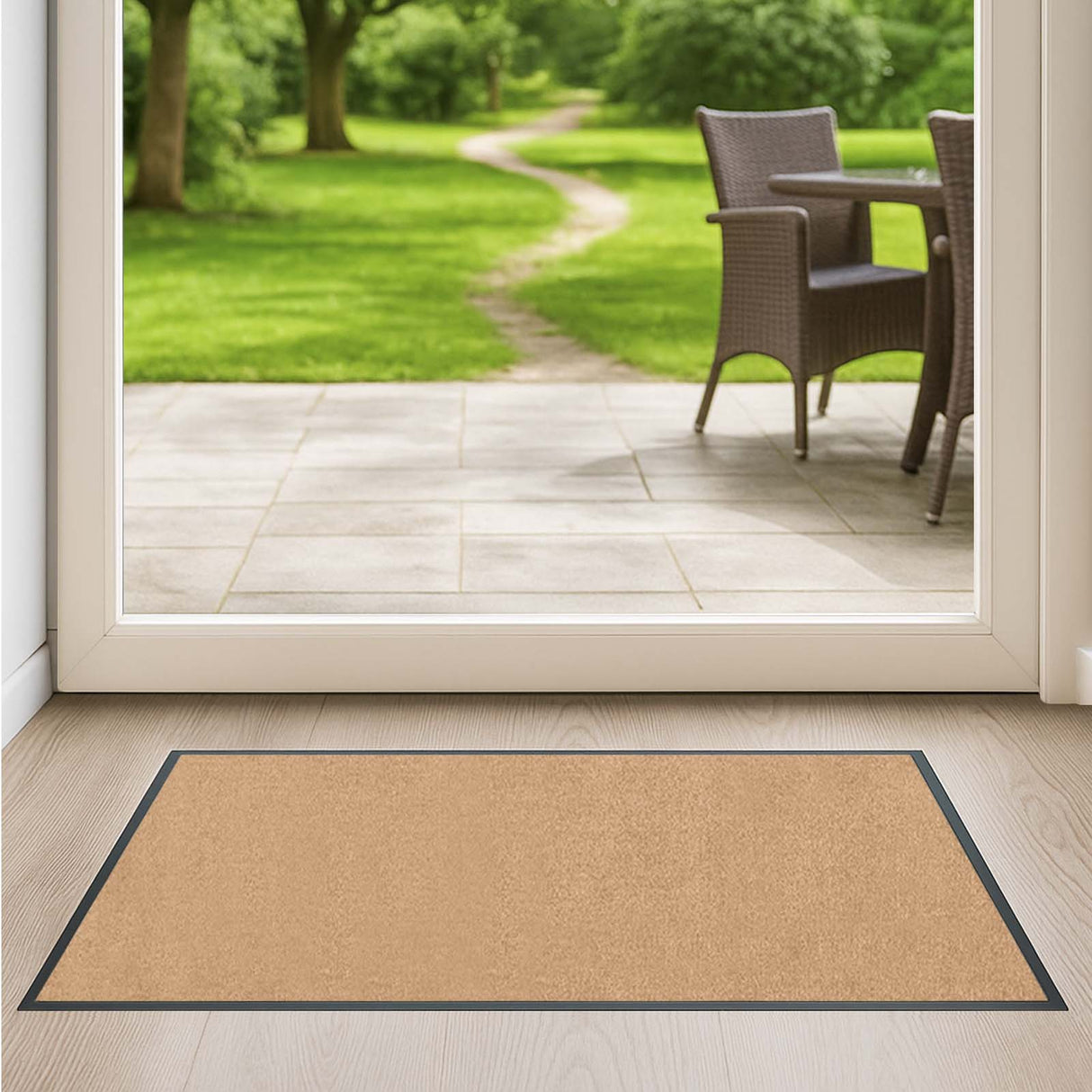 Schmutzfangmatte Premium - hochwertig & farbbrillant - Maßanfertigung in 100 Farben Länge: 40cm x Breite: 30cm [ID:1785609970022]