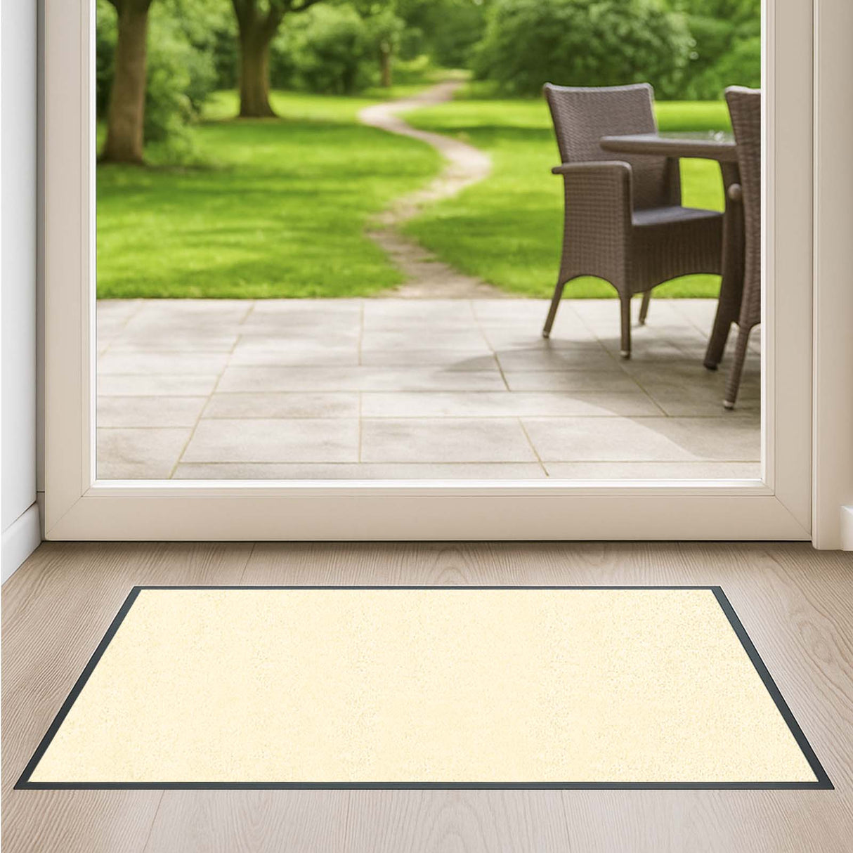 Schmutzfangmatte Premium - hochwertig & farbbrillant - Maßanfertigung in 100 Farben Länge: 120cm x Breite: 30cm [ID:1786795464174]