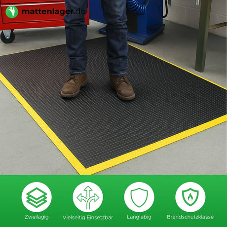 Tapis anti-fatigue ERGOPRO BUBBLE - double couche - 3 couleurs