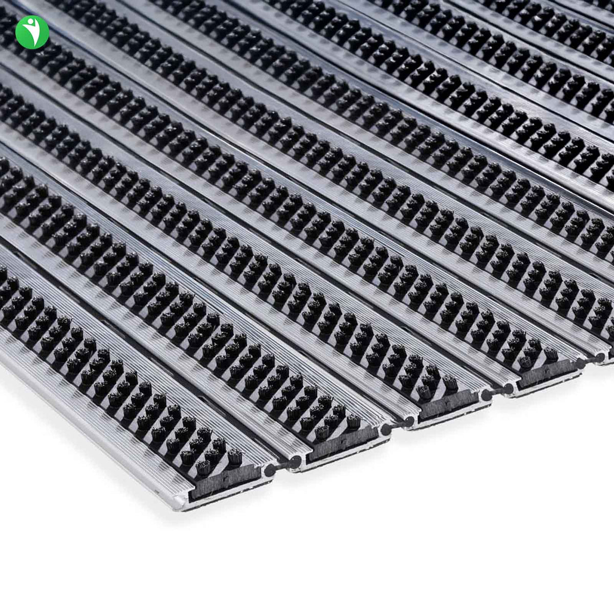 Eingangsmatte ALUFLOW - Bürsten-Einsatz für Außenbereich - 3 Stärken - Zone 1 Länge: 60cm x Breite: 100cm [ID:1789389217172]