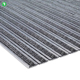 Tapis d'entrée ALUFLOW - Insert en feutre aiguilleté sur tout le pourtour - 3 épaisseurs - Zone 2