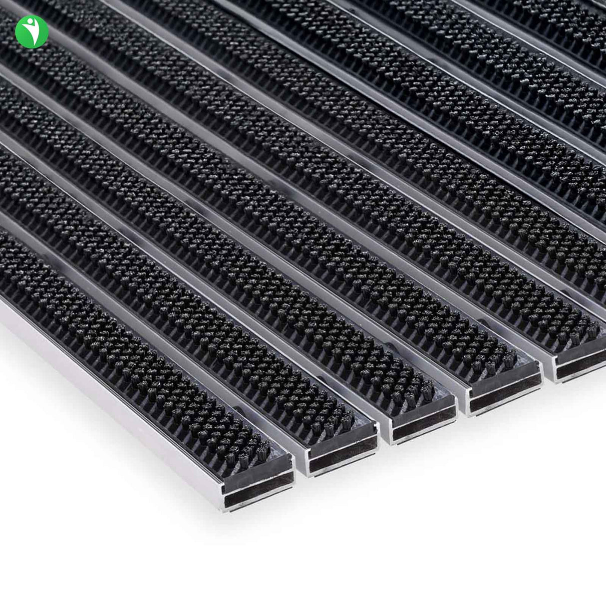 Tapis d'entrée ALUPRO - insert brosse pour usage extérieur - 3 épaisseurs - Zone 1