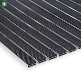 Tapis d'entrée ALUPRO - insert en caoutchouc pour espaces extérieurs - 3 épaisseurs - Zone 1