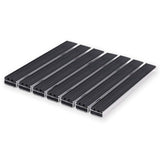 Eingangsmatte ALUPRO mit Gummi-Einsatz Querschnitt Mattenlager | High - 21 mm