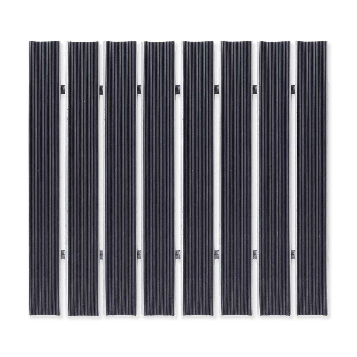 Eingangsmatte ALUPRO mit Gummi-Einsatz Vogelperspektive Mattenlager | Low - 14 mm