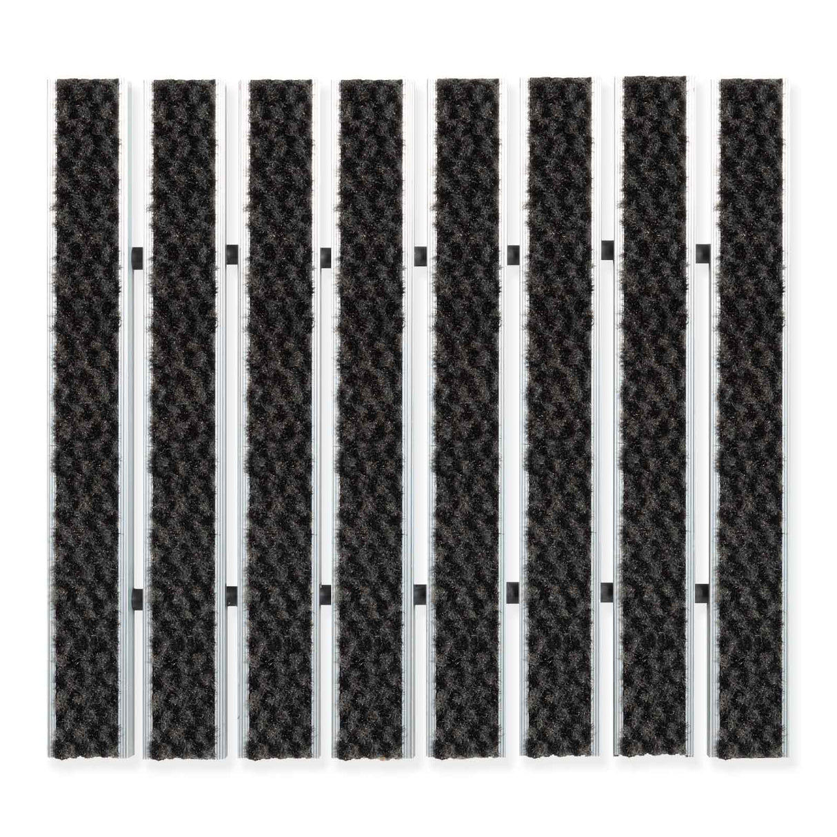 Eingangsmatte ALUPRO mit Teppich-Einsatz Vogelperspektive Mattenlager | Anthrazit