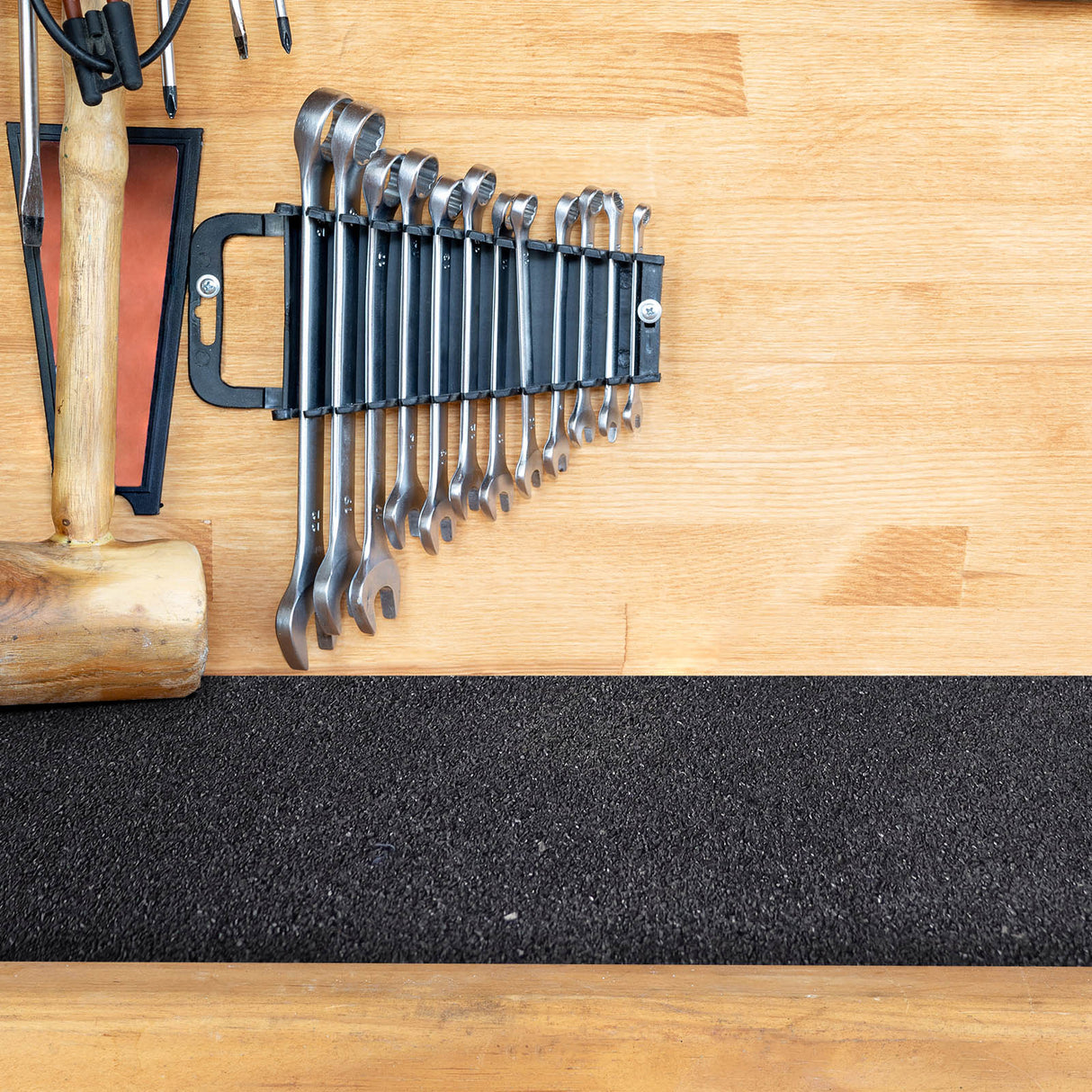 Tapis en caoutchouc anti-vibrations - 10 mm d'épaisseur
