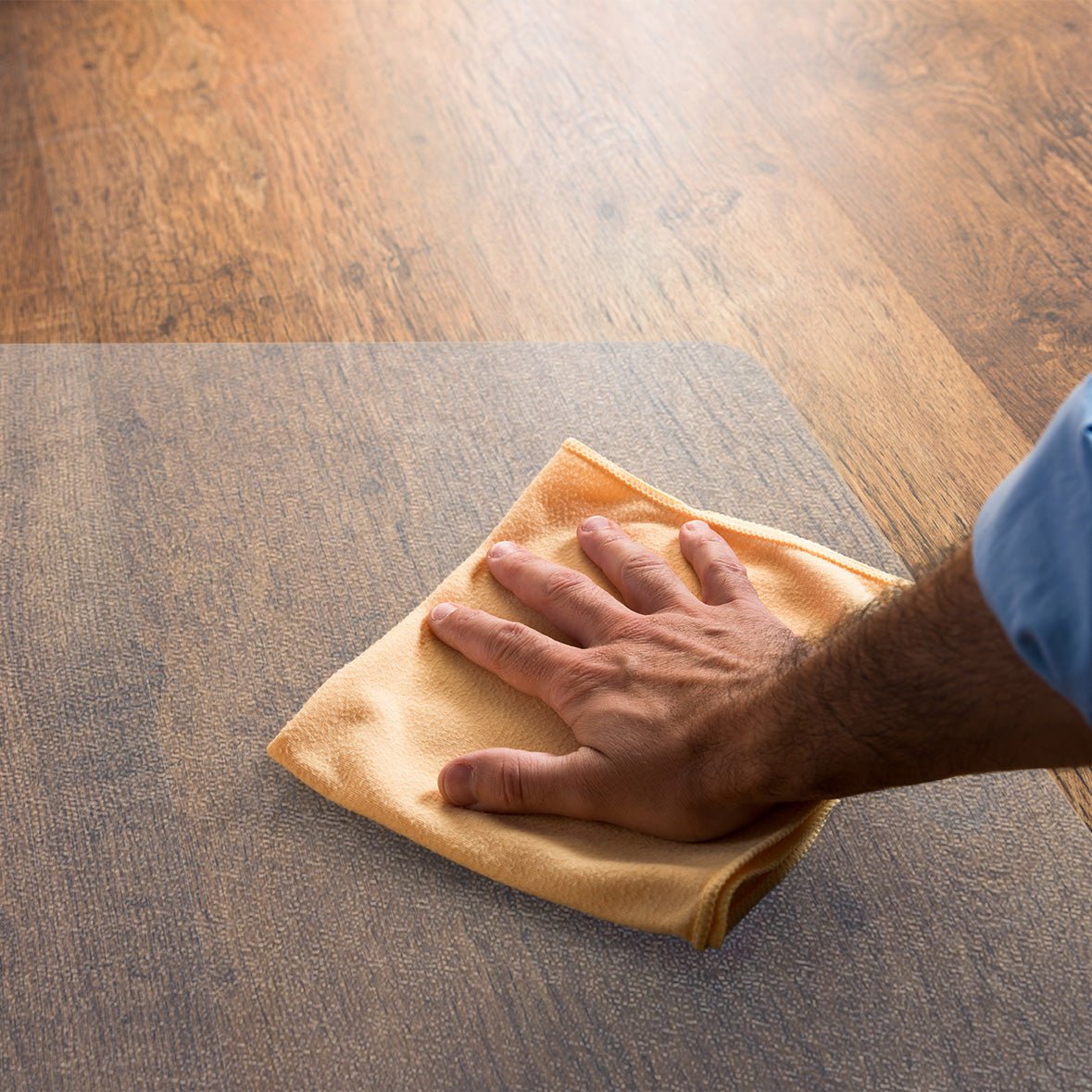 Bodenschutzmatte DURA-MAT - Transparent - Für Hartböden