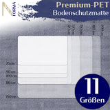 Bodenschutzmatte DURA-MAT - Transparent - Für Teppichböden