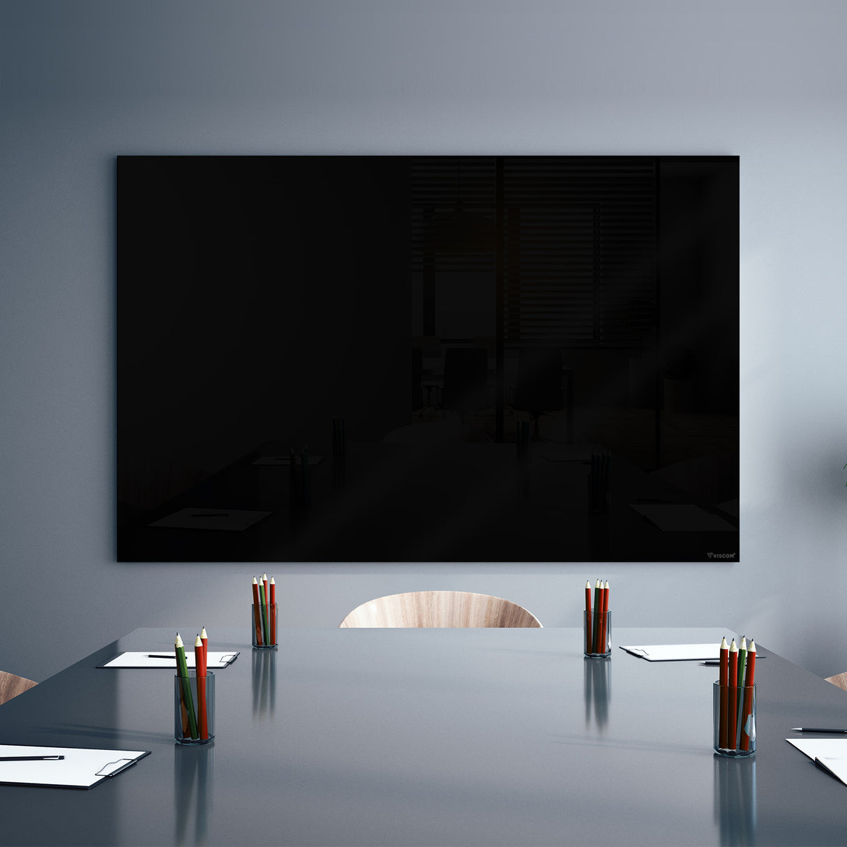 Glas-Magnetboard | Schwarz