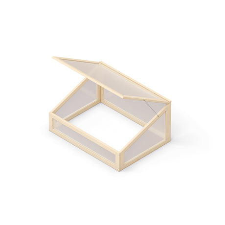 Frühbeet-Aufsatz MAGO - Schutz für Ihren Anbau | 80x60 cm | Natur