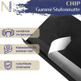 Gummi-Stufenmatte Chip