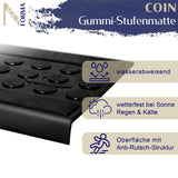 Gummi-Stufenmatte Coin