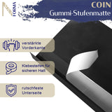 Gummi-Stufenmatte Coin