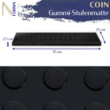 Gummi-Stufenmatte Coin