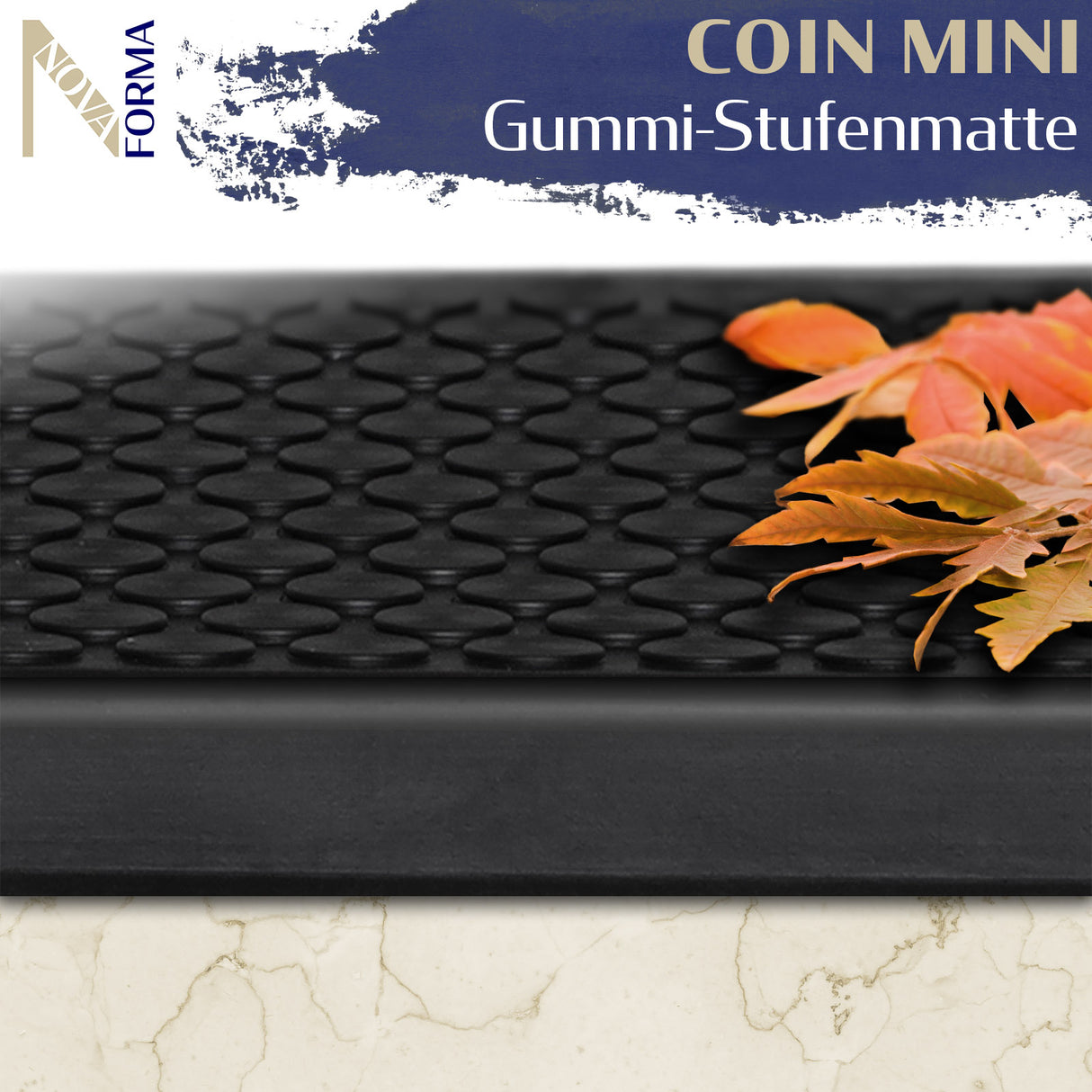 Gummi-Stufenmatte Coin Mini