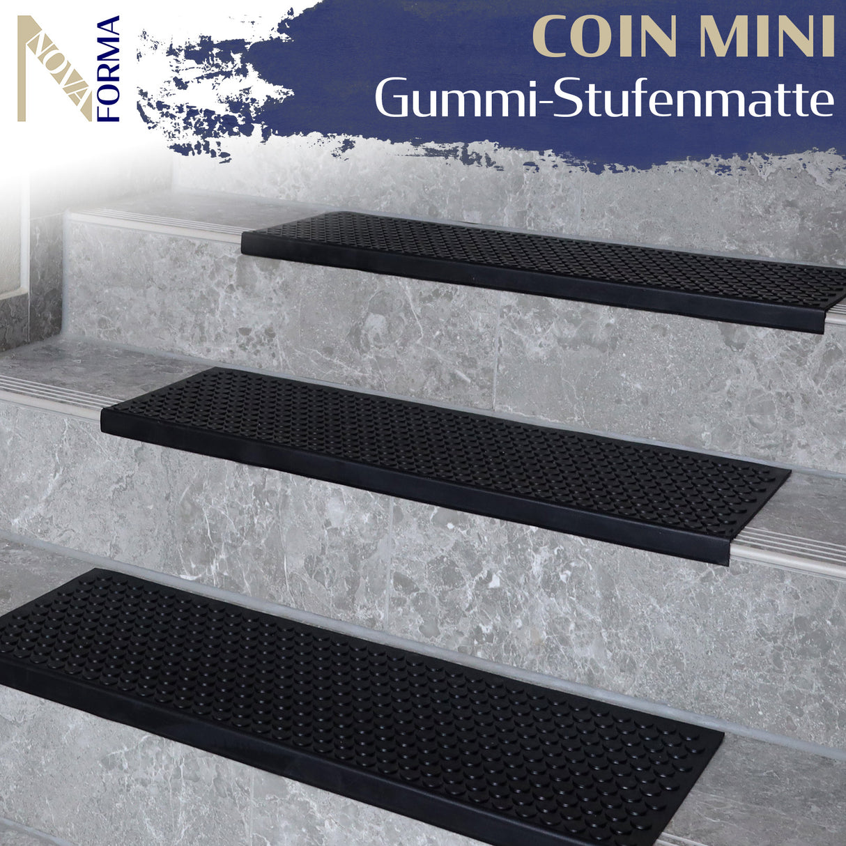 Gummi-Stufenmatte Coin Mini