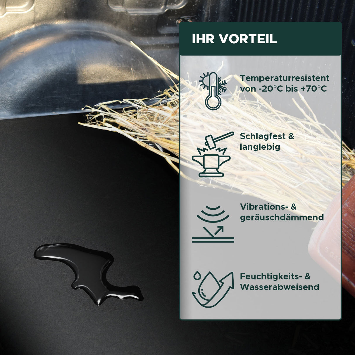 SBR Gummimatten - Meterware - Eigenschaften
