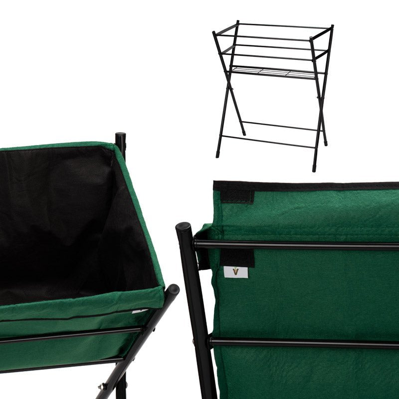 Hochbeet NIMA - Beet aus dunkelgrünem Vliesstoff