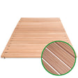Holzrost NATURE STEP - Naturprodukt für Trocken- und Nassplätze | Helle Buche