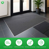 Aluflow Nadelpfilz in Anwendung im Hauseingangsbereich