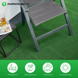 Gazon artificiel plat - tapis de gazon plat pour balcon et terrasse