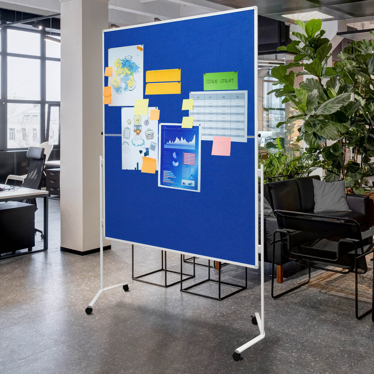 Planche Metaplan FOLD | Pliable | 120 x 150 cm | Disponible en 4 couleurs
