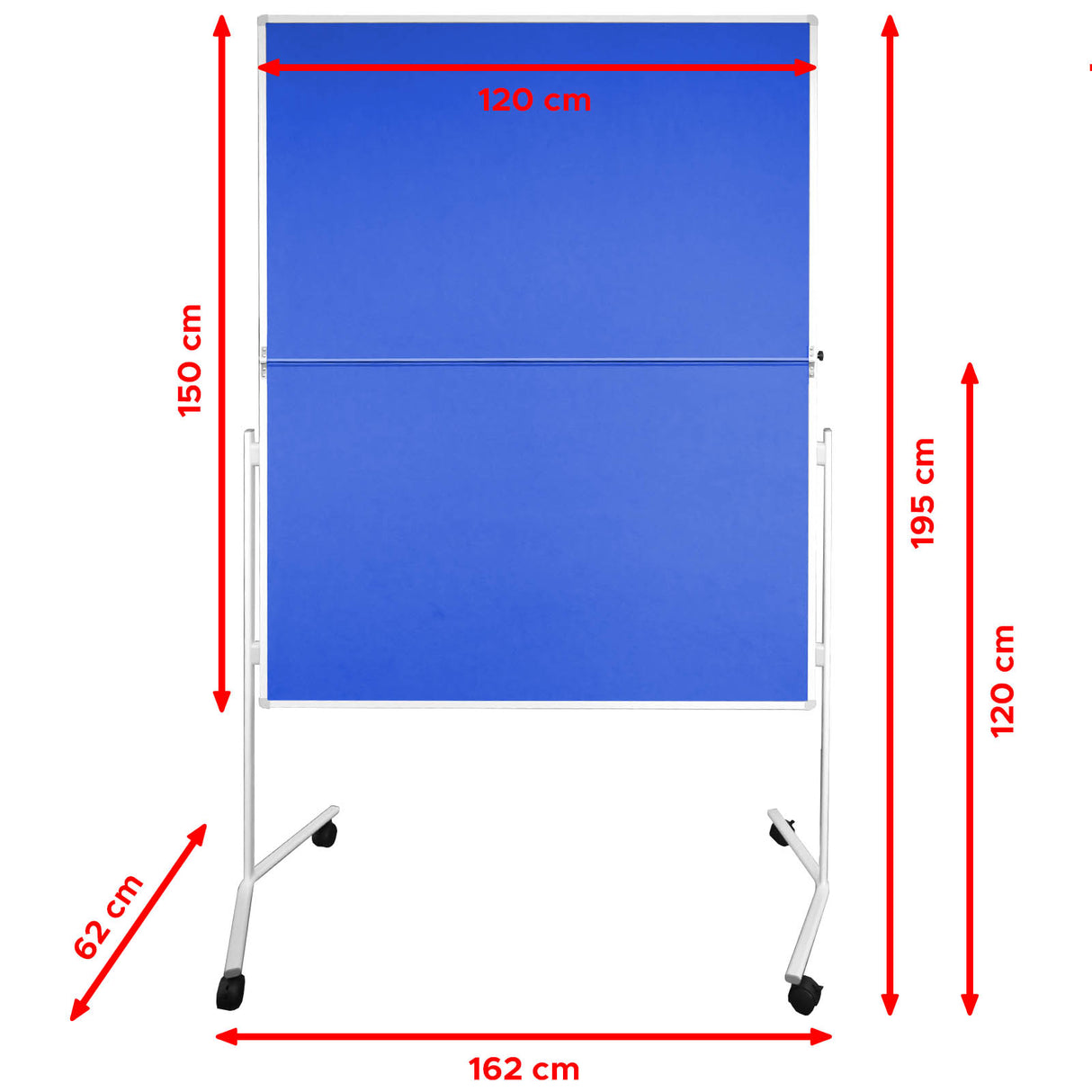 Planche Metaplan FOLD | Pliable | 120 x 150 cm | Disponible en 4 couleurs