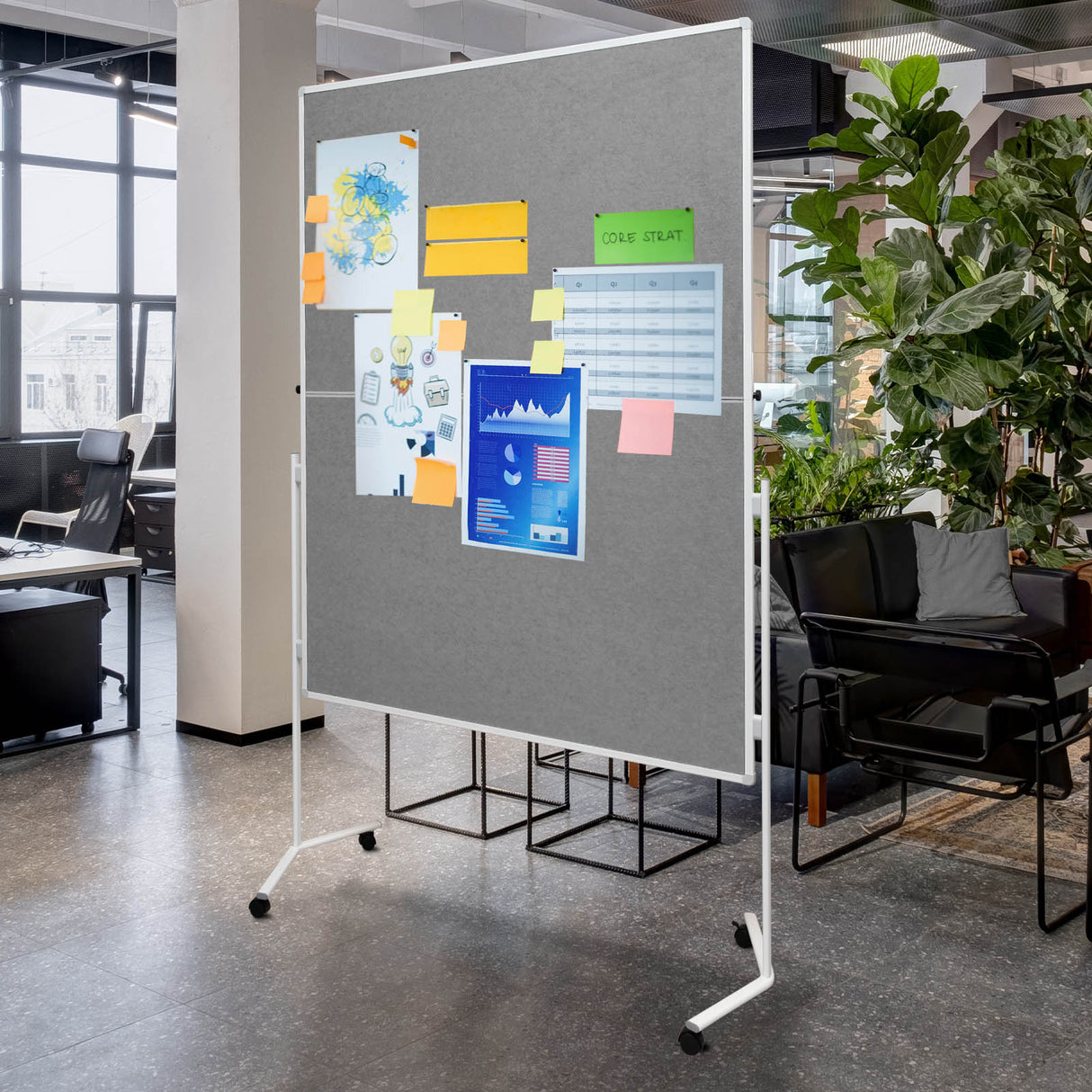 Planche Metaplan FOLD | Pliable | 120 x 150 cm | Disponible en 4 couleurs