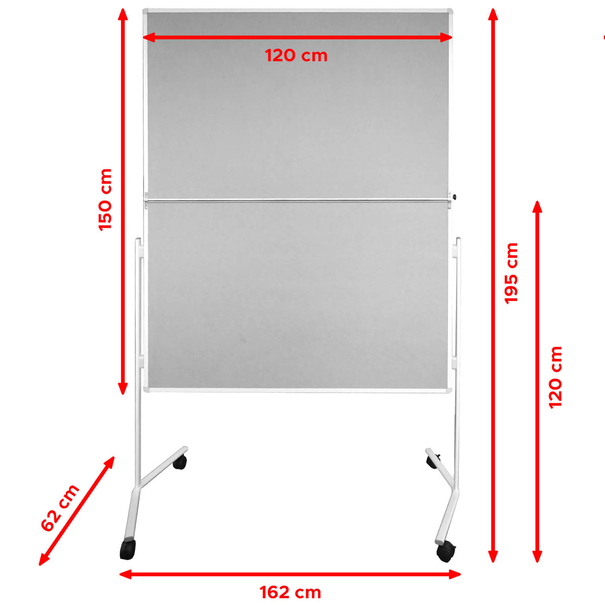 Planche Metaplan FOLD | Pliable | 120 x 150 cm | Disponible en 4 couleurs
