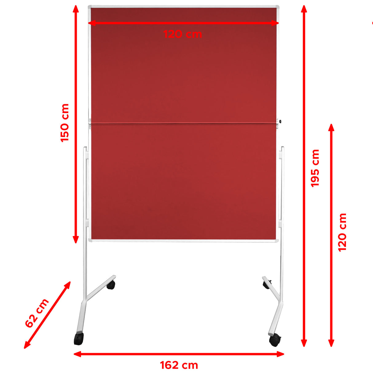 Planche Metaplan FOLD | Pliable | 120 x 150 cm | Disponible en 4 couleurs