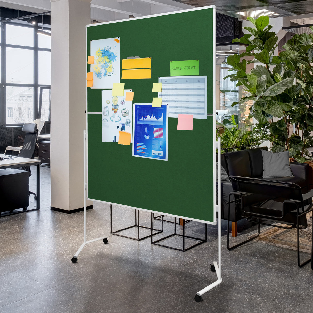 Planche Metaplan FOLD | Pliable | 120 x 150 cm | Disponible en 4 couleurs