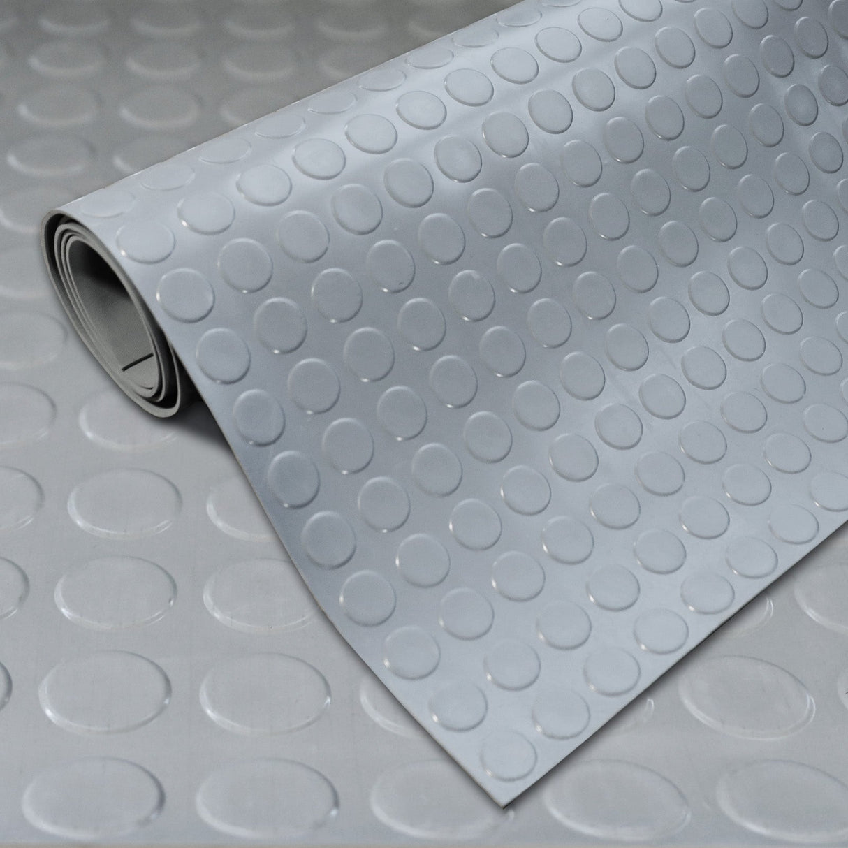 SBR Gummimatte DOT - Runde Flachnoppen - 3 mm Länge: 400cm x Breite: 120cm [ID:1787685541313]