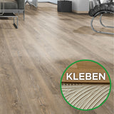 OAK PRO Bodendielen zum Kleben bei Mattenlager | 03 Eiche Gold