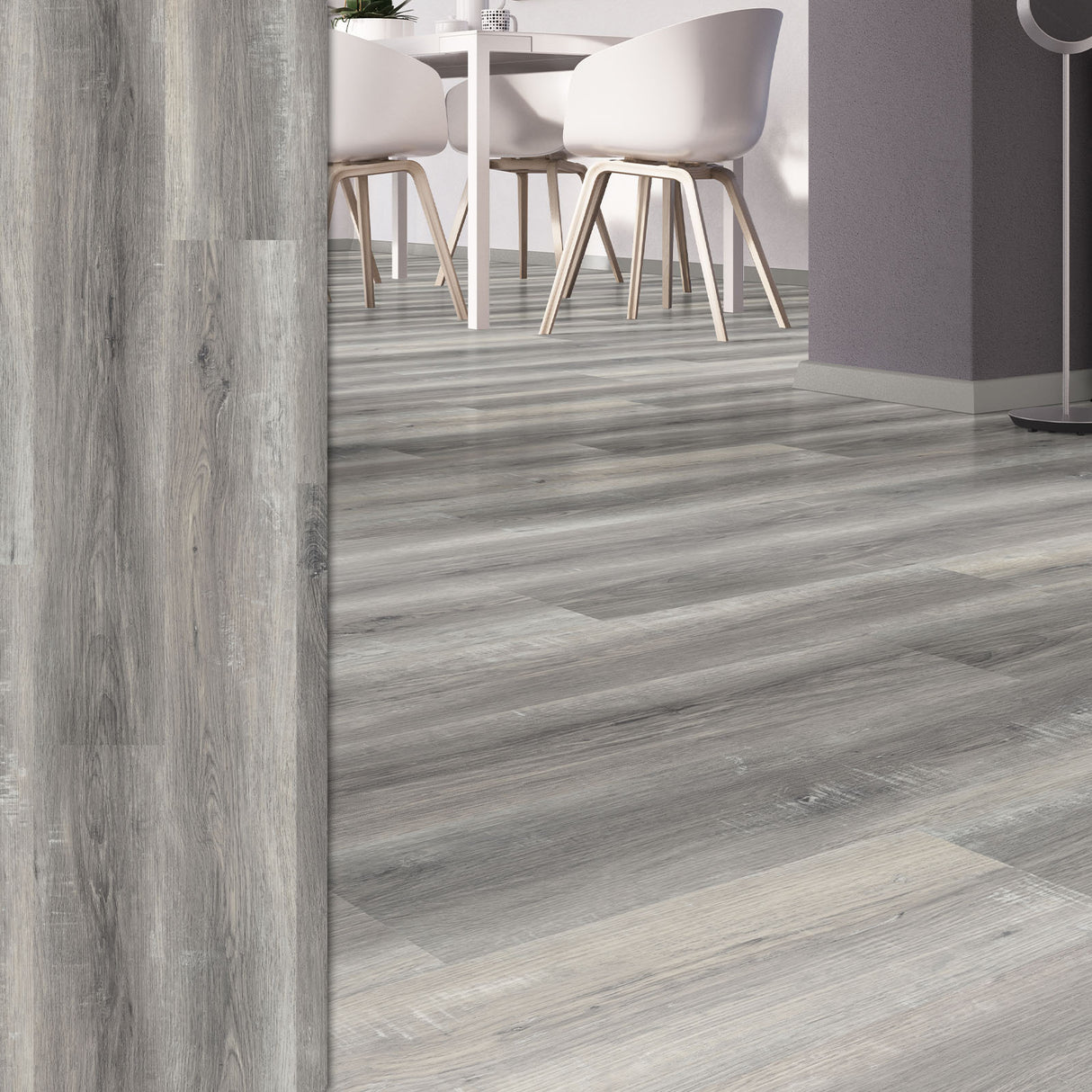 OAK PRO Bodendielen in der Anwendung | 04 Eiche Graphit