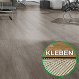 OAK PRO Bodendielen zum Kleben bei Mattenlager | 06 Eiche Aschgrau