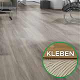 OAK PRO Bodendielen zum Kleben bei Mattenlager | 07 Eiche Platin