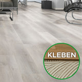 OAK PRO Bodendielen zum Kleben bei Mattenlager | 09 Eiche Silber