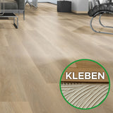 OAK PRO Bodendielen zum Kleben bei Mattenlager | 15 Eiche Honig
