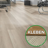 OAK PRO Bodendielen zum Kleben bei Mattenlager | 16 Eiche Mandel