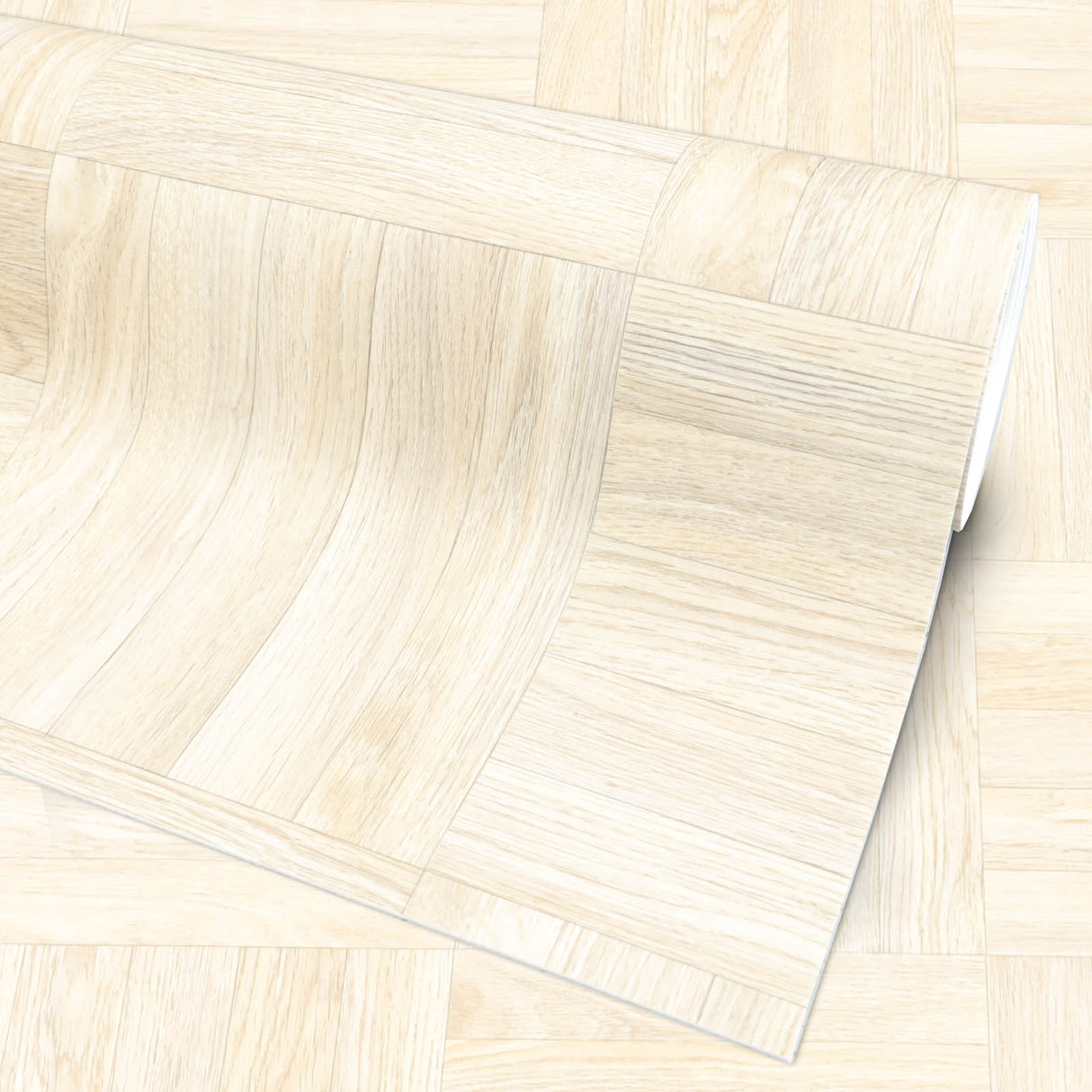PVC-Bodenbelag DICE - Würfelparkett | Beige