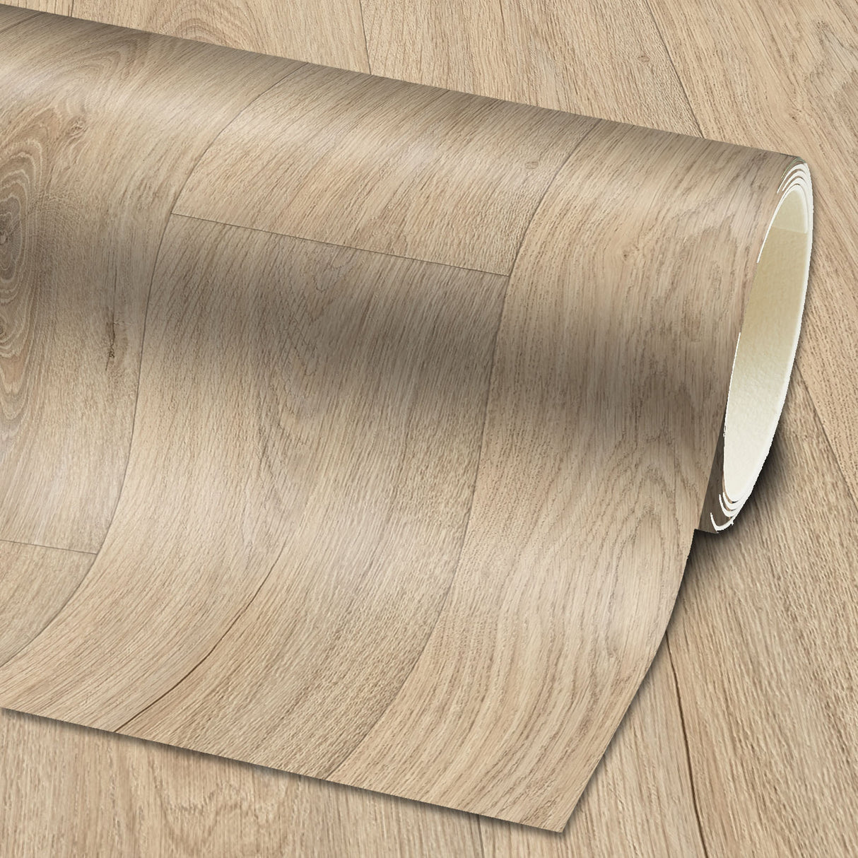 PVC-Bodenbelag ESTELLE Nahaufnahme Design Mattenlager | Dielen Hellbraun